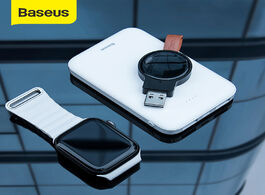 Foto van Telefoon accessoires baseus portable watch charger for apple series 5 4 3 magnetic usb fast wireless