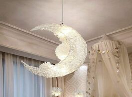 Foto van Lampen verlichting moon led star chandelier bedroom girl room kids modern style decor pendant lamp g