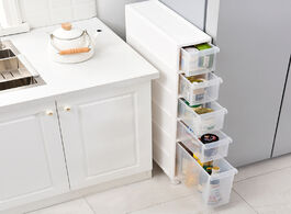 Foto van Meubels multi use kitchen drawers quilted storage cabinets toilet narrow cabinet layer combination p