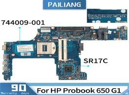 Foto van Computer pailiang laptop motherboard for hp probook 650 g1 core sr17c mainboard 6050a2566302 744009 