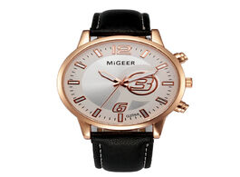 Foto van Horloge 2020 fashion classic new men watch wrist leather strap quartz casual watches hot sale reloje