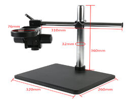 Foto van Gereedschap trinocular binocular microscope stereo multi angle adjustable stand boom table working 7