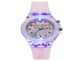 Foto van Horloge 2020 new led watch cartoon silicone children light source flash boy girl jelly colorful stra