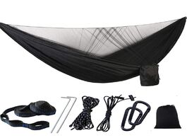 Foto van Meubels portable camping hammock with mosquito net lightweight double for indoor outdoor hiking
