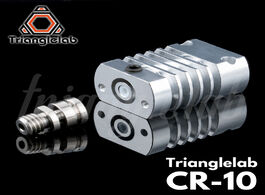 Foto van Computer trianglelab t cr10 hotend upgrade kit all metal ptfe heatsink titanium heat break for cr 10