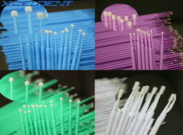 Foto van Schoonheid gezondheid 400pcs pack dental disposable micro applicator brush bendable 1.2 1.5 2.0 2.5 
