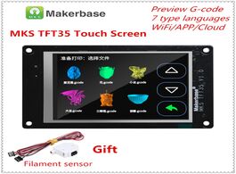 Foto van Computer 3d printer full color display upgrade assembly mks tft35 v1.0 touch screen 3.5 inches lcd u