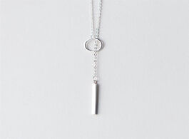 Foto van Sieraden simple korean pendant 925 sterling silver temperament personality fashion female jewelry ne