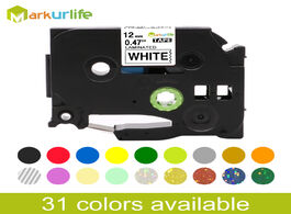 Foto van Computer 31 colors tze 231 label tape compatible for brother p touch printer tapes 241 tz251 tze131 