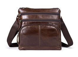Foto van: Tassen messenger shoulder women men bag genuine leather briefcase office business work for tablet ha