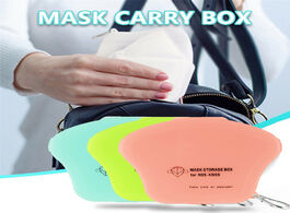Foto van Schoonheid gezondheid store masks box holder facemask storage portable mouth cap folding organizer p