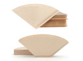 Foto van Huis inrichting coffee filter paper unbleached 100 natural style maker fits 1 2 cups and 4