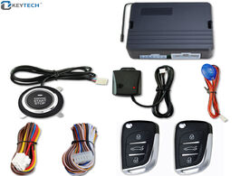 Foto van Auto motor accessoires okeytech car suv keyless entry engine start alarm system push button remote s