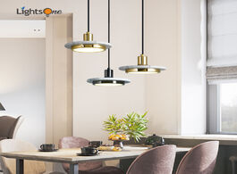 Foto van Lampen verlichting nordic bedroom pendant light marble creative personality restaurant lamp simple b