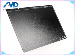 Foto van Computer prusa i3 mk3 mk52 black double sided textured pei spring steel sheet powder coated build fo