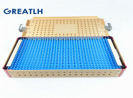 Foto van Schoonheid gezondheid sterilization case two layer autoclavable tray with silicone mat sterilizing t