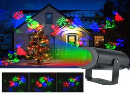 Foto van Lampen verlichting 12 patterns christmas led snowflake projector light laser projection outdoor wate