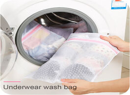 Foto van Huis inrichting 3 size foldable bra socks underwear washing machine protection bag zippered mesh lau