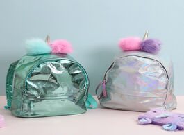 Foto van Tassen 34styles children laser cartoon backpacks glittering unicorn schoolbag teenage girls waterpro