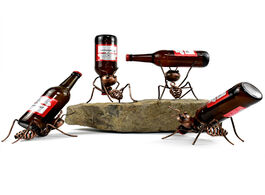 Foto van Huis inrichting vilead 4 styles funny ant wine rack creative holder table decoration craftworks home