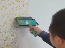 Foto van Woning en bouw diy 3d rubber decorative wall painting roller pattern design household texture stenci