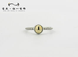 Foto van Sieraden chozon 925 sterling silver open ring oval hemp rope personality creative finger handmade tr