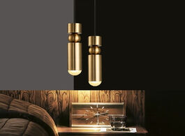 Foto van Lampen verlichting 2020 pendant light for kitchen bedside lamp gold tube hanging lighting fixtures a