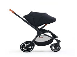 Foto van Baby peuter benodigdheden kidsworld luxury 2 in 1 stroller high landscape can sit two way sleeping b