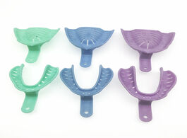 Foto van Schoonheid gezondheid 6pcs colorful dental impression trays plastic materials teeth holder