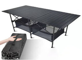 Foto van Meubels new outdoor folding table chair camping aluminium alloy bbq picnic waterproof durable desk