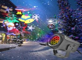 Foto van Lampen verlichting 2020 christmas pattern led laser projector colorful rotating stage dj disco lamp 
