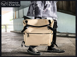 Foto van Tassen trend functional style male backpacks korea backpack for school teenagers large men s travel 