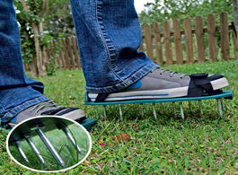 Foto van Gereedschap 1 pair grass spiked gardening walking revitalizing lawn aerator sandals nail shoes scari