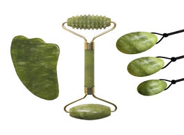 Foto van Schoonheid gezondheid natural jade roller guasha scraper yoni eggs crystal stone facial massage kege