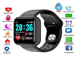 Foto van Horloge d20 bluetooth smart watches men waterproof sport fitness tracker bracelet blood pressure hea
