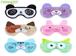 Foto van Schoonheid gezondheid dropship cooling eye mask reusable beads hot cold for therapy soothing visual 