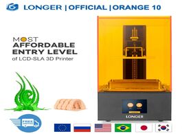 Foto van Computer longer orange 10 lcd 3d printer affordable sla metal body matrix led design fast cooling re