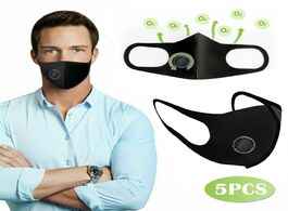 Foto van Sport en spel 5pcs face cover masks adult fabric breathable half reuse mask for cycling outdoor esse