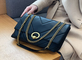 Foto van Tassen small chain pu leather crossbody bags for women 2021 winter branded handbags trend lady desig