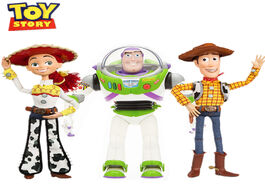 Foto van Speelgoed disney pixar toy story 3 4 30cm buzz lightyear woody jessie forky action figure anime doll