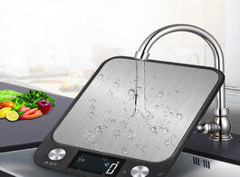 Foto van Huis inrichting digital multi function food kitchen scale 5kg 1g stainless steel electronic scales l