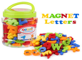 Foto van Speelgoed coogam magnetic letters numbers alphabet fridge magnets plastic abc 123 spelling counting 