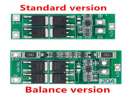 Foto van Elektronica componenten 2s 20a 7.4v 8.4v 18650 lithium battery protection board bms standard balance