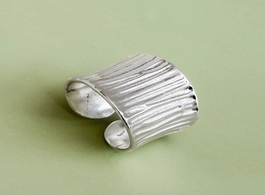 Foto van Sieraden bohemian vintage 925 sterling silver large rings for women wedding party girls gifts open f