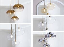 Foto van Lampen verlichting ceiling glass ball chandelier pendants lamp bedside hanging lights suspension lig