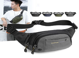 Foto van Tassen casual men waist packs 2020 new belt fanny pack brand unisex chest outdoor travel bags high q