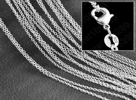 Foto van Sieraden 10 pcs multiple models top grade fashion jewelry 925 sterling silver 16 30 inches necklace 