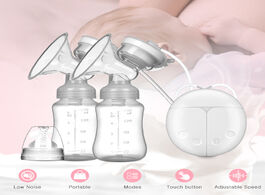 Foto van Baby peuter benodigdheden electric breast pump unilateral and bilateral manual silicone breastfeedin