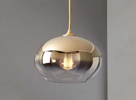 Foto van Lampen verlichting modern pendant lights glass ball hanglamp for dining room bedroom nordic home dec