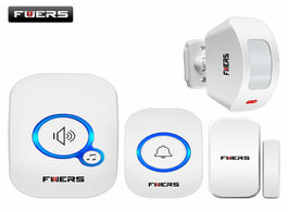 Foto van: Beveiliging en bescherming fuers wireless doorbell home security pir motion welcome chime door senso